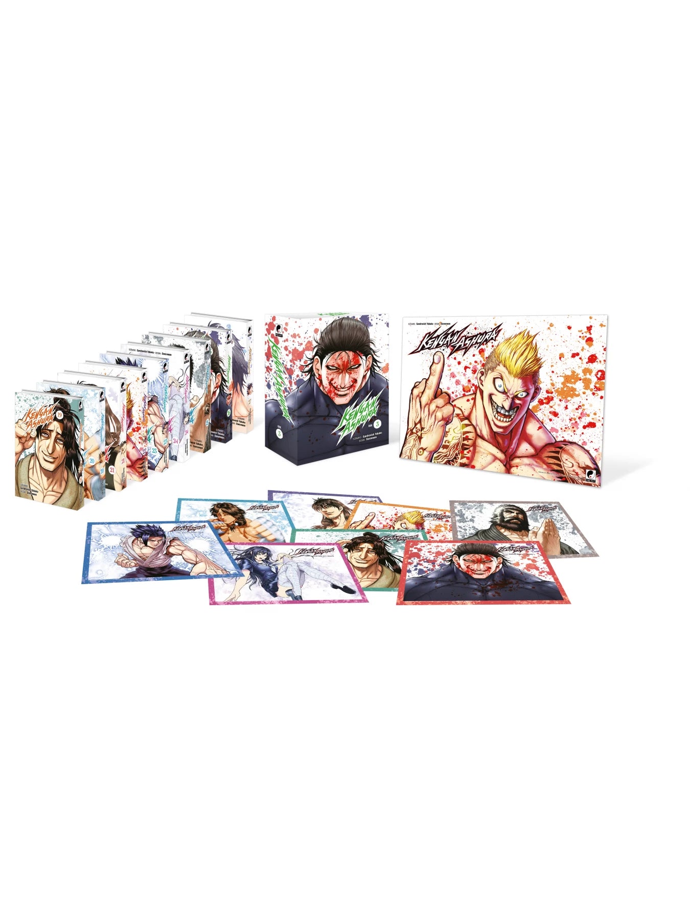Kengan Ashura - Partie 3 - Coffret Collector (tomes 19 à 27)
