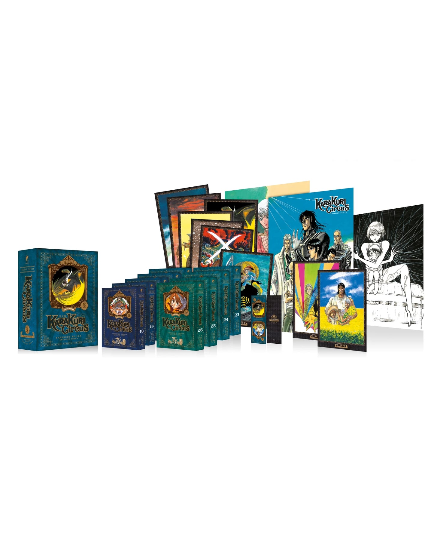 Karakuri Circus - Perfect Edition - Partie 3 - Coffret Collector (tomes 18 à 26)