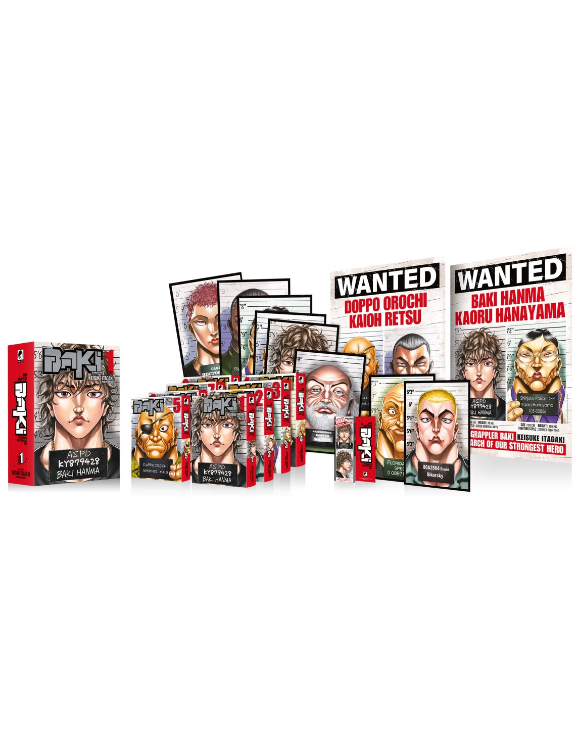 New Grappler Baki - Perfect Edition - Partie 1 - Coffret Collector (tomes 1 à 8)