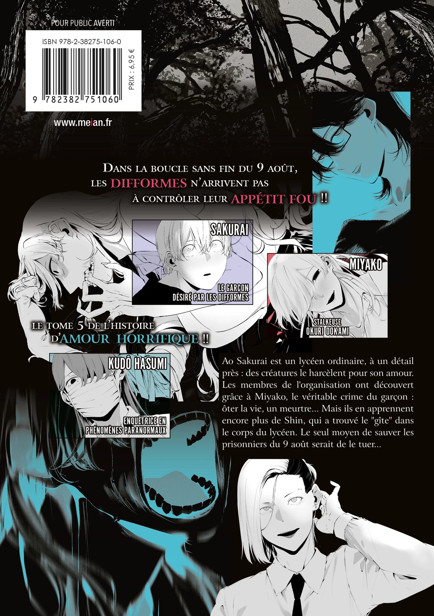 Le 9 août, tu me dévoreras - Tome 5