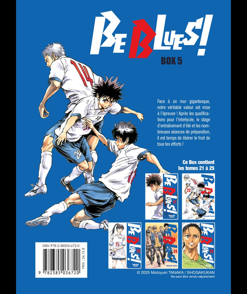 Be Blues! - Partie 5 (Tomes 21 à 25 ) - Coffret 5 mangas