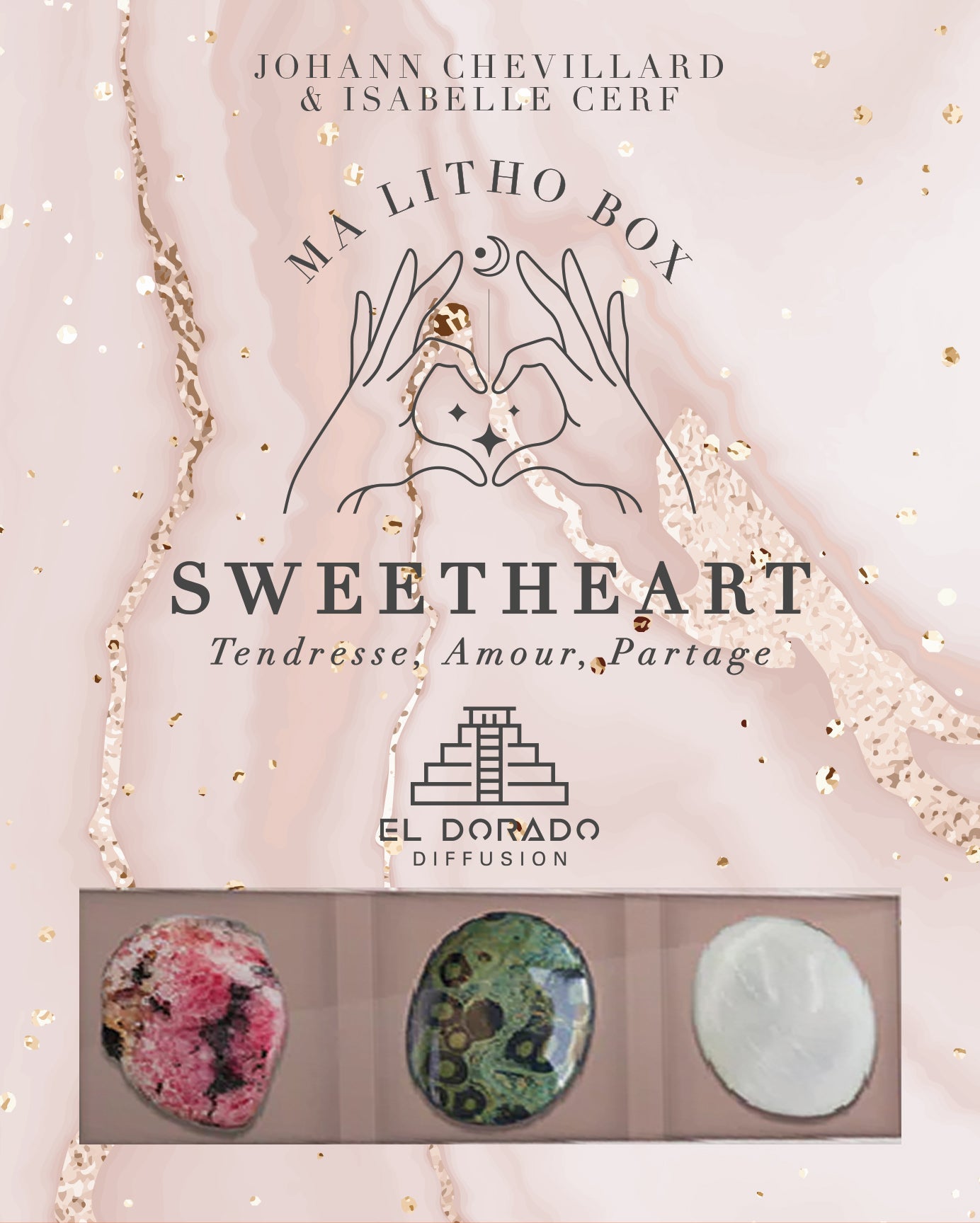 Ma Litho Box Sweetheart : Tendresse, Amour, Partage