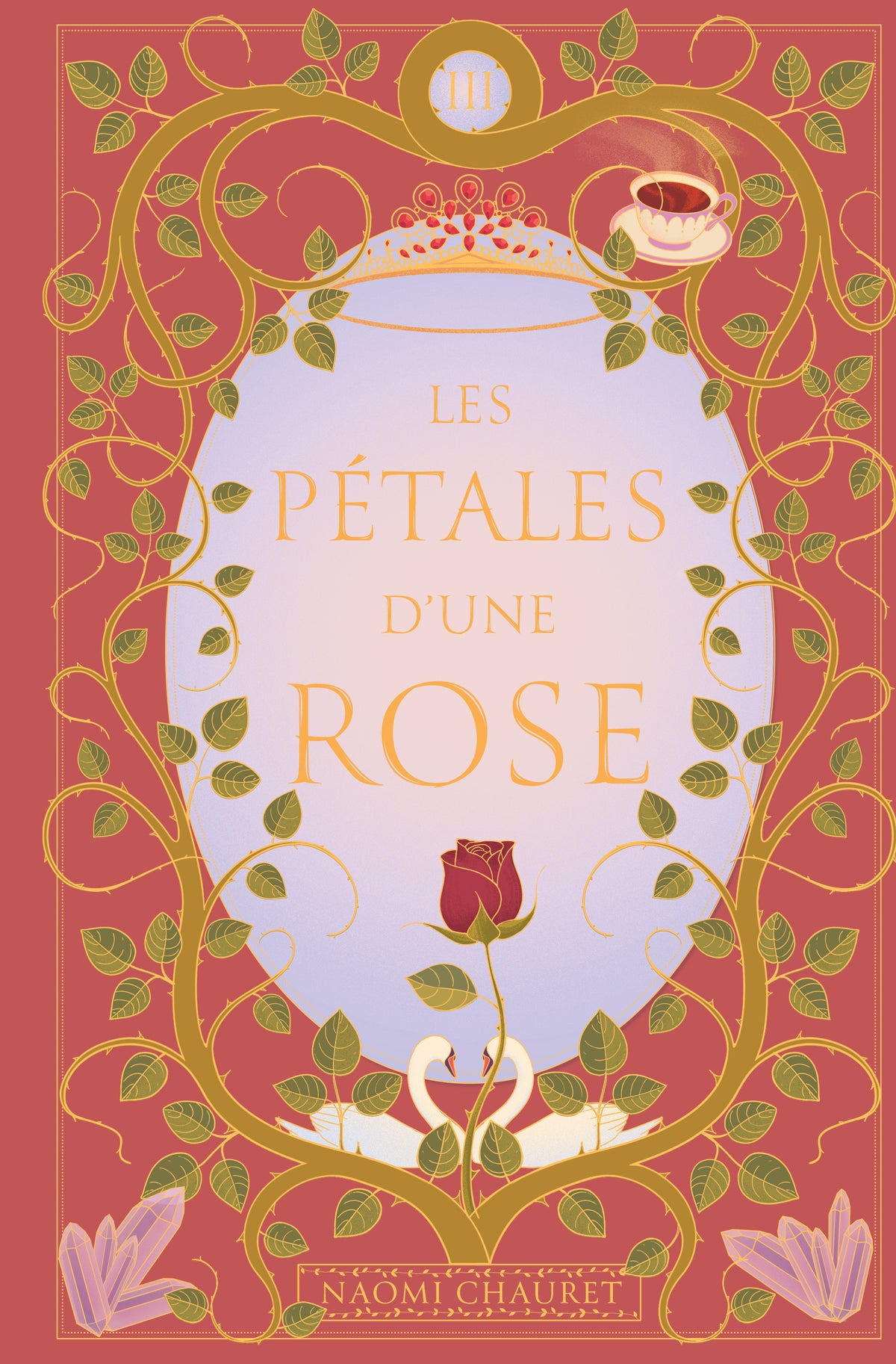 Les pétales d'une rose