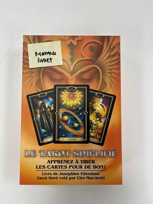 Le tarot simplifié *(LIVRET MANQUANT)*