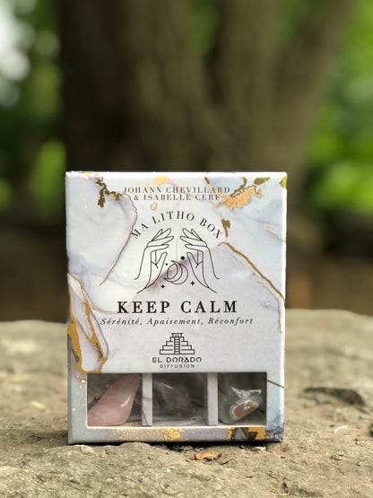 Ma Litho Box Keep Calm : Sérénité, Apaisement, Réconfort