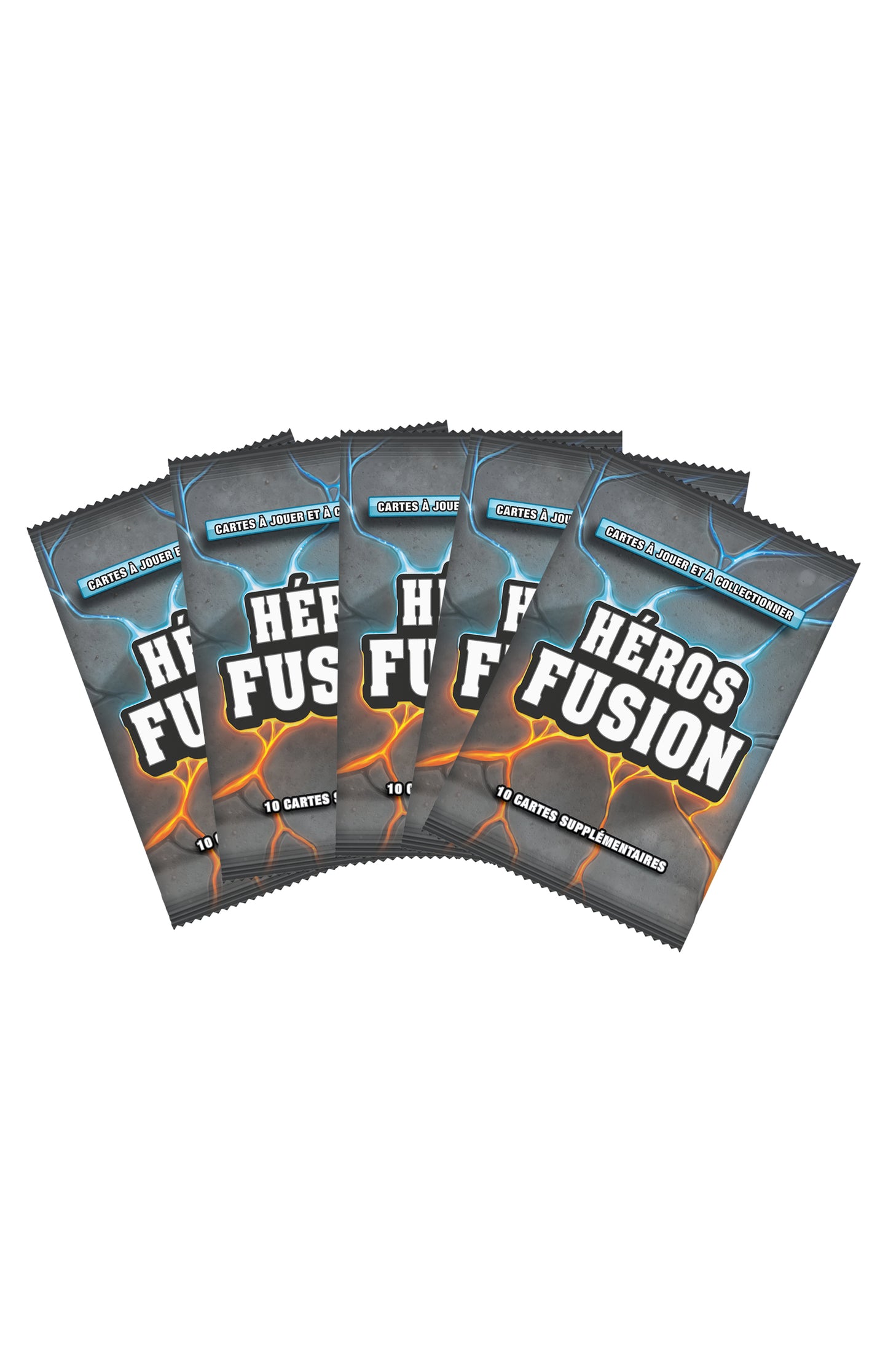 Lot de 5 paquets de cartes - Héros Fusion