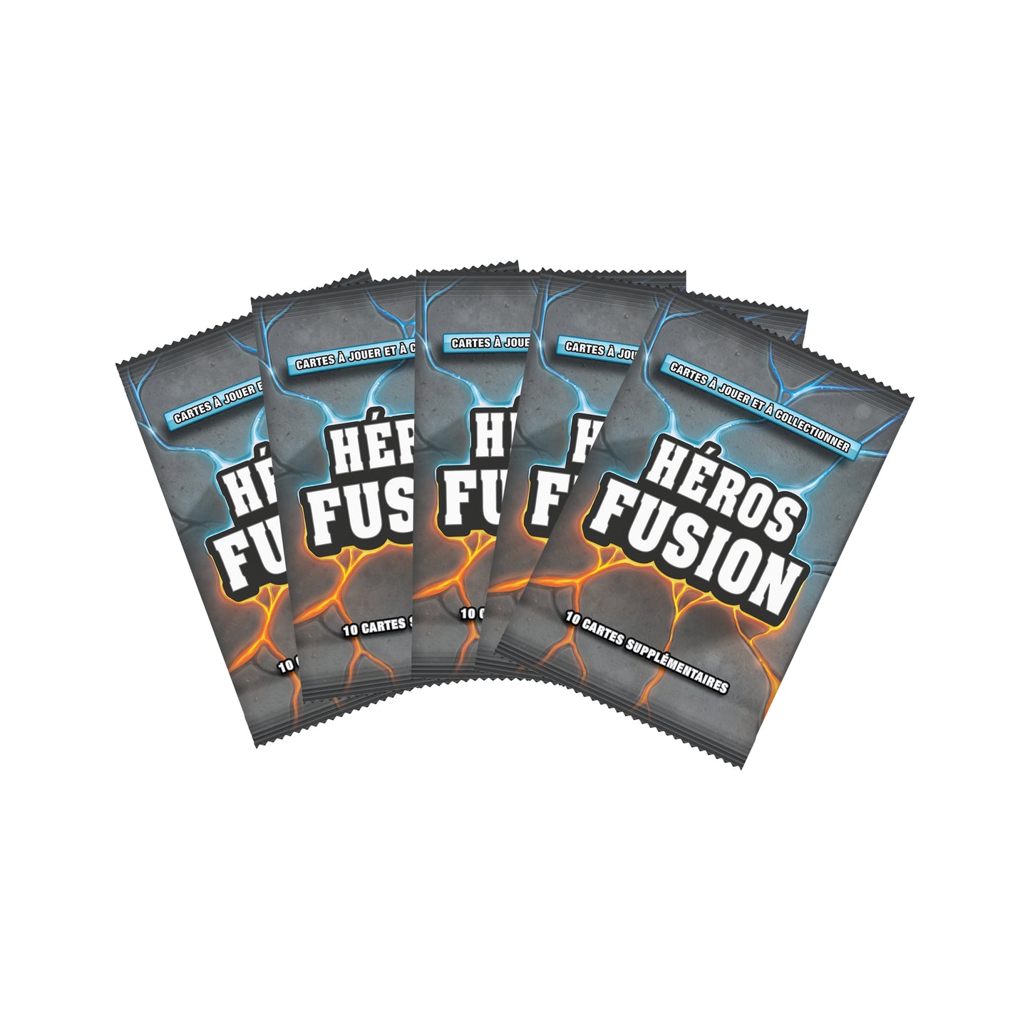 Lot de 5 paquets de cartes - Héros Fusion
